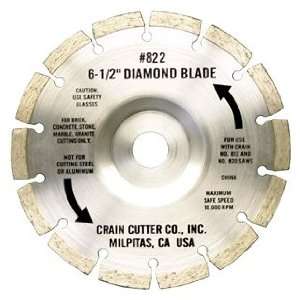  Crain 822 6 1/2 Segmented Diamond blade