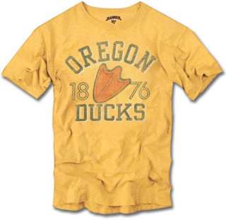 Oregon Ducks Gold 47 Brand Vintage Mascot Scrum T Shirt  