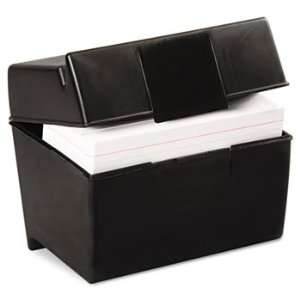  Plastic Index Card Flip Top File Box Holds 400 4 x 6 Cards 