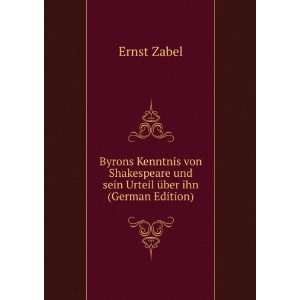   Ã¼ber ihn (German Edition) (9785874240295) Ernst Zabel Books