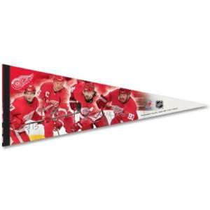  DETROIT RED WINGS OFFICIAL LOGO FULL SIZE PREMIUM PENNANT 