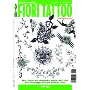 Book of Fiori Illustrations   Italy Tattoo Book for Various Flowers 