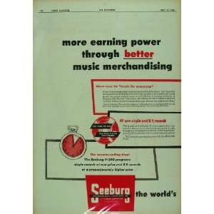  1956 Ad Seeburg Select O Matic V 200 Jukebox Records 