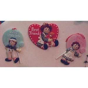 Andy Lollipop and Heart Ornaments **Price is for BEST FRIEND red heart 
