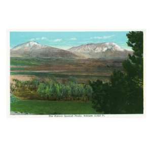  Cuchara, Colorado, View of the Spanish Peaks Giclee Poster 