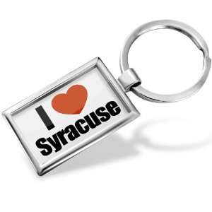 Keychain I Love Syracuse region: New York, United States   Hand Made 