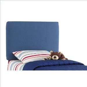   Skyline Upholstered Headboard in Blue Denim Fabric Furniture & Decor