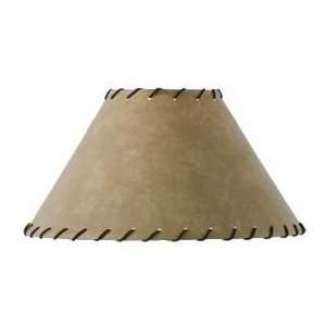  Parchment Floor Lamp Shade w/Leather Trim 22 Home 
