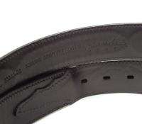Scandia Woods Black Tooled Leather Belt Sz. 3XL NEW  