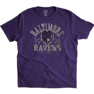   Ravens Purple 47 Brand Vintage Scrum T Shirt: Sports & Outdoors