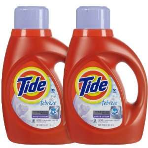 Tide plus Freshness 2x Concentrated HE Liquid Detergent, Spring 