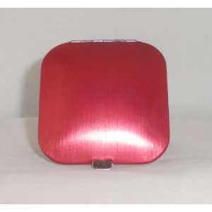  RED Square Compact Mirror Double Sided 3 X 3: Beauty
