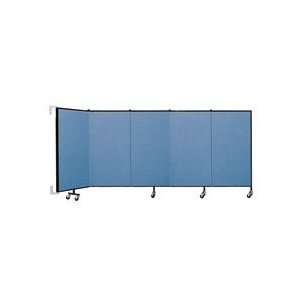  Screenflex 4 H Wall Mount Partition   5 Panels (9 2 L 
