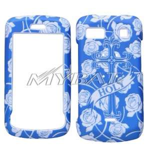 Blue Holy Cross Hard Case Cover for AT&T LG Xenon GR500  