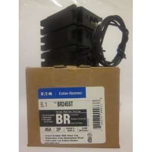  Cutler Hammer br245st Circuit Breaker, 2 Pole 45 Amp with 