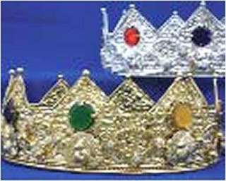 Costumes Renaissance Jewels on Metal King Costume Crown  