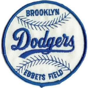  Brooklyn Dodgers White Patch   MLB Equipment Sports 