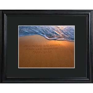   Personalized Message in the Sand Memorial Wood Frame: Home & Kitchen
