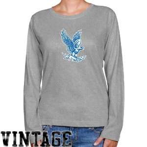  NCAA Air Force Falcons Ladies Ash Throwback Logo Long 