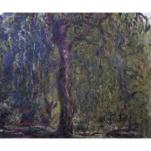  Weeping Willow (Saule Pleureur) by Claude Monet 10.00X8.38 