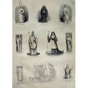   C1890 English Abbess Costume Bishop Sarum Westminster