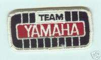 VINTAGE ~ YAMAHA ~ SNOWMOBILE PATCH black/red  