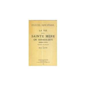   sainte mère sri sarada devi première partie: Marcel Sauton  : Books