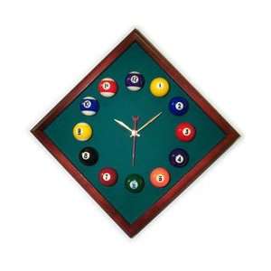  Clock Cherry & Dark Green Mali Felt Product Category: Game Room 