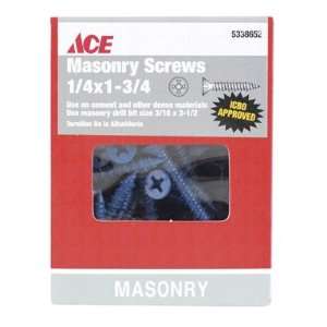  Bx/1lb x 2 Ace Masonry Screws (19108ACE)