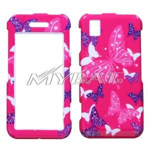  SAMSUNG FINESSE R810 HOT PINK BUTTERFLY DOTS DESIGN HARD 