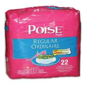  Poise Regular 12 bags of 22 Pads (Total 264 Pads) Health 