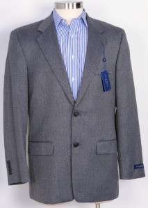 NWT Dark Gray Mens Club Room 40L Blazer Sportcoat $195  