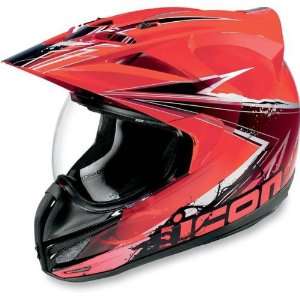  Icon Variant Salvo Helmet   3X Large/Red Automotive