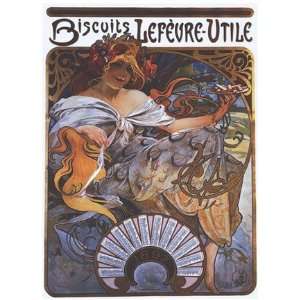   Lefevre Utile Poster Print by Alphonse Mucha  19 x 24 