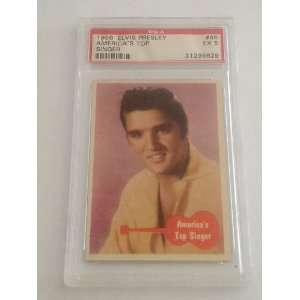   Presley Card #46 Americas Top Singer PSA Graded 5 EX: Everything Else