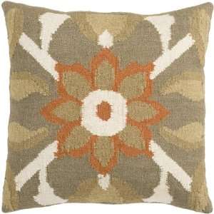   Toned Floral Kaleidoscope Decorative Down Throw Pillow: Home & Kitchen