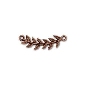   Copper Plated Pewter Right Facing Leaf Link Arts, Crafts & Sewing