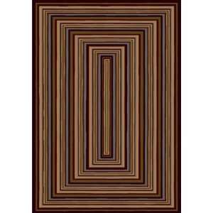   4780 10110 Innovation Rylie Dark Chocolate Rug: Furniture & Decor