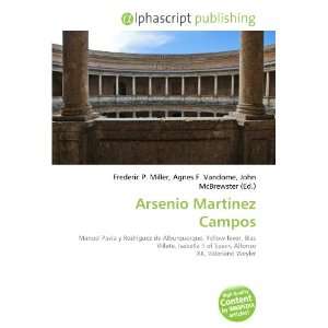  Arsenio Martínez Campos (9786132716941) Books
