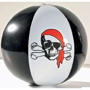   Pack Of 3 Large 14 Pirate Party Beach Balls   Luau Pool: Toys & Games