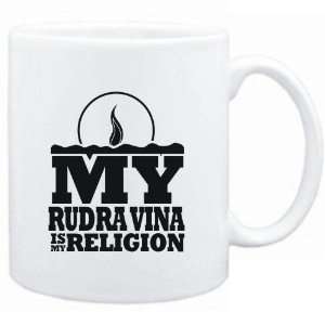  Mug White  my Rudra Vina is my religion Instruments 