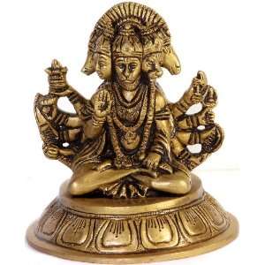   as Eleventh Incarnation of Rudra   Brass Sculpture