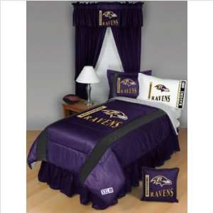 Bundle 43 Baltimore Ravens Sidelines Comforter   Full/Queen  