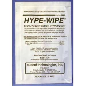  Current Technologies HYPE WIPE and Mini HYPE WIPE Bleach 
