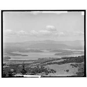  Panorama from Mt. Belknap,Lake Winnipesaukee,N.H.: Home 