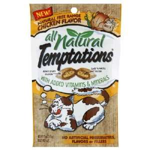 Temptations All Natural Treats for Cats, Natural Free Range Chicken 