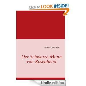 Der Schwarze Mann von Rosenheim (German Edition): Volker Lindner 