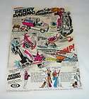 1975 derry daring girl evel knievel ad page expedited shipping