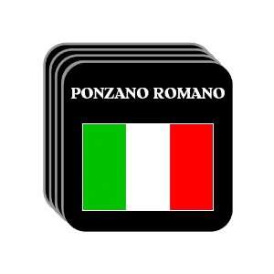  Italy   PONZANO ROMANO Set of 4 Mini Mousepad Coasters 