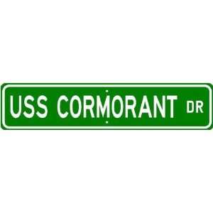  USS CORMORANT MSC 122 Street Sign   Navy Ship Gift Sail 